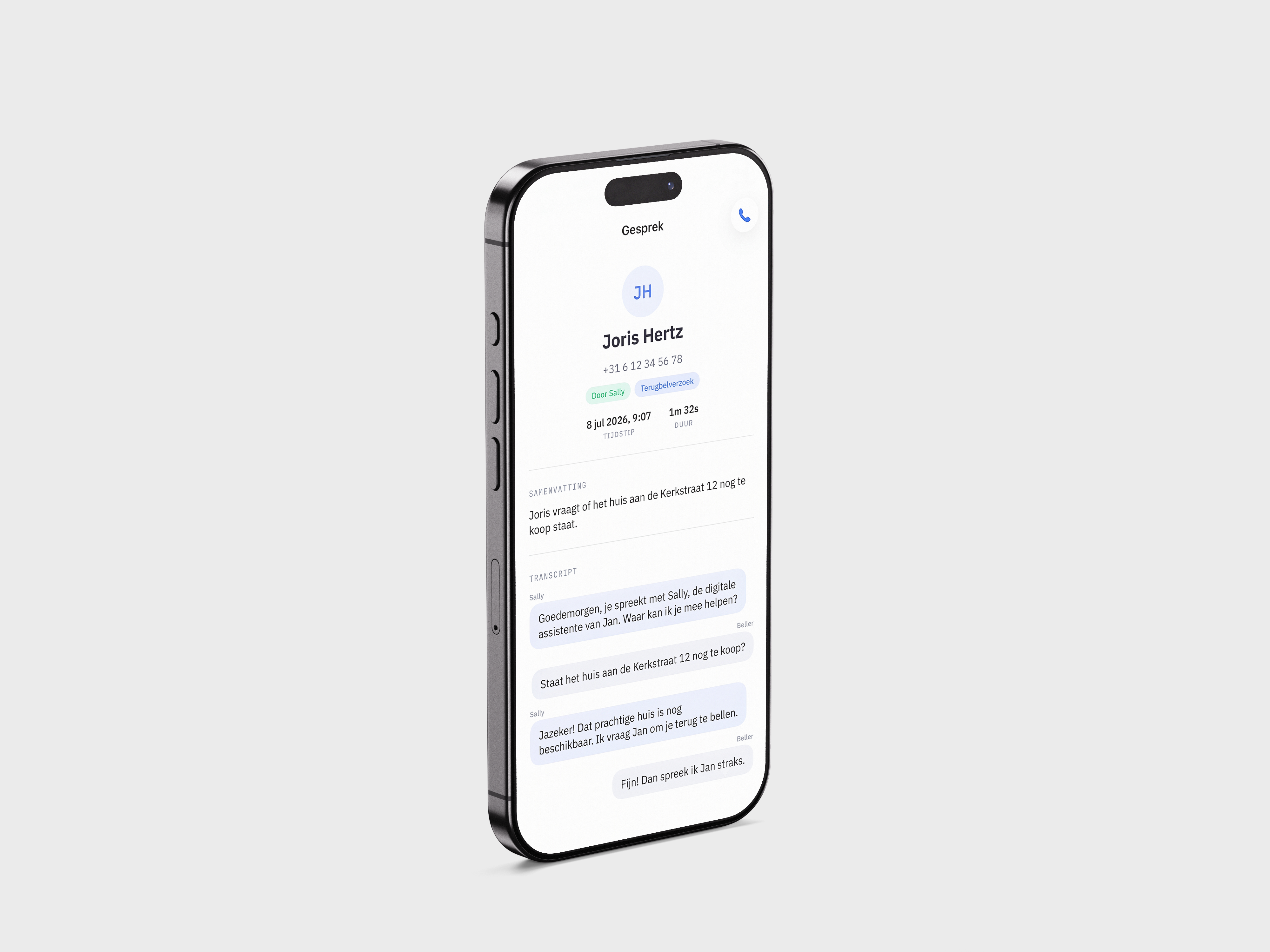 Mockup van Hello Sally — Mockup 02
